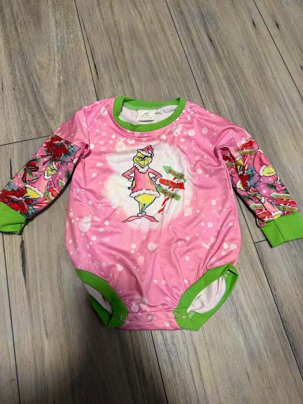 Resting Grinch Face Infant Romper – Beautifully Brave Boutique,